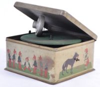 RARE BING MADE PIGMYPHONE TINPLATE CHILDRENS RECORD PLAYER