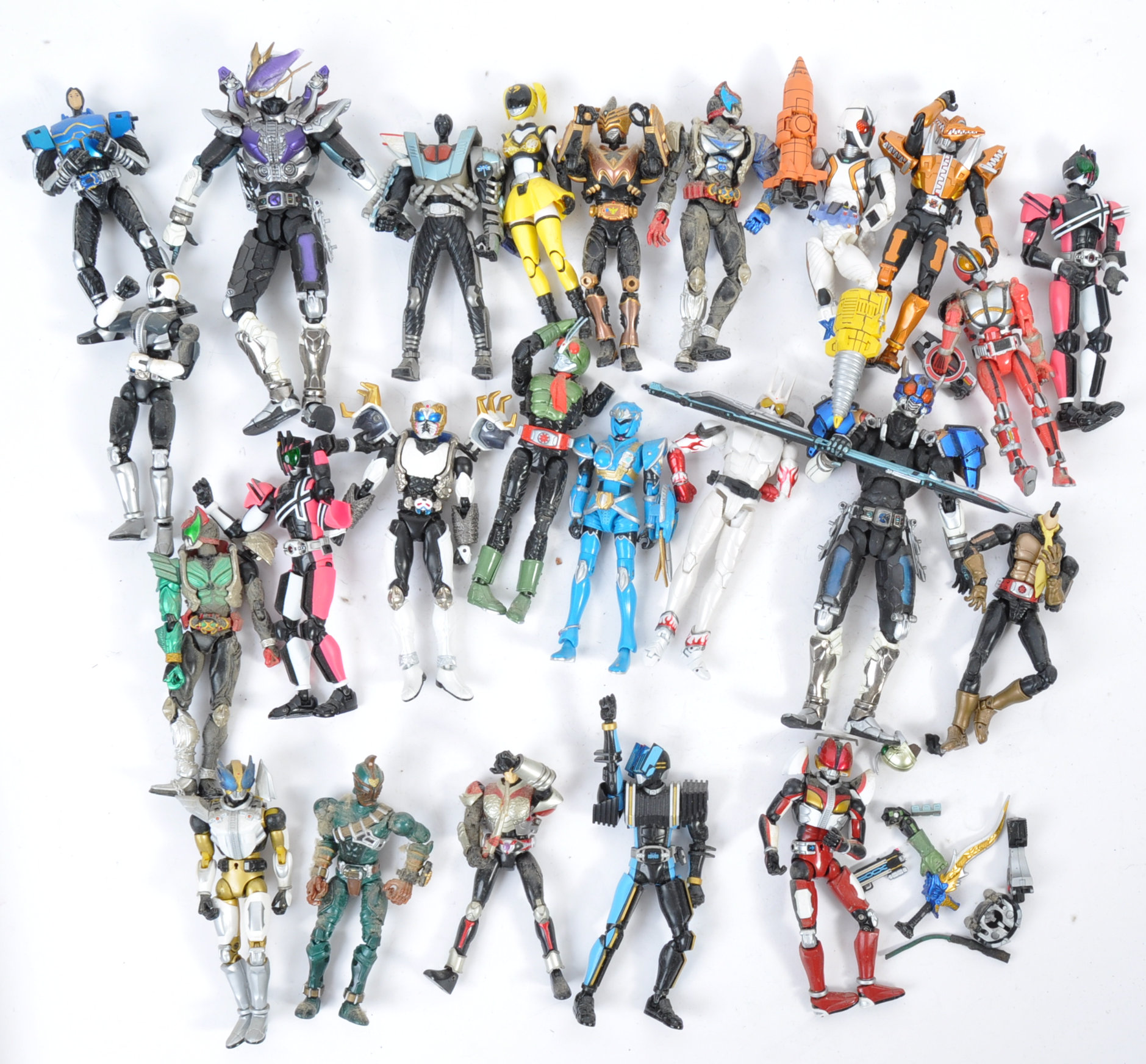 COLLECTION OF ASSORTED JAPANESE ACTION FIGURES