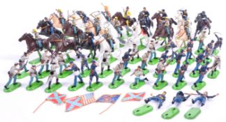 LARGE COLLECTION OF BRITAINS DEETAIL AMERICAN CIVIL WAR SOLDIERS
