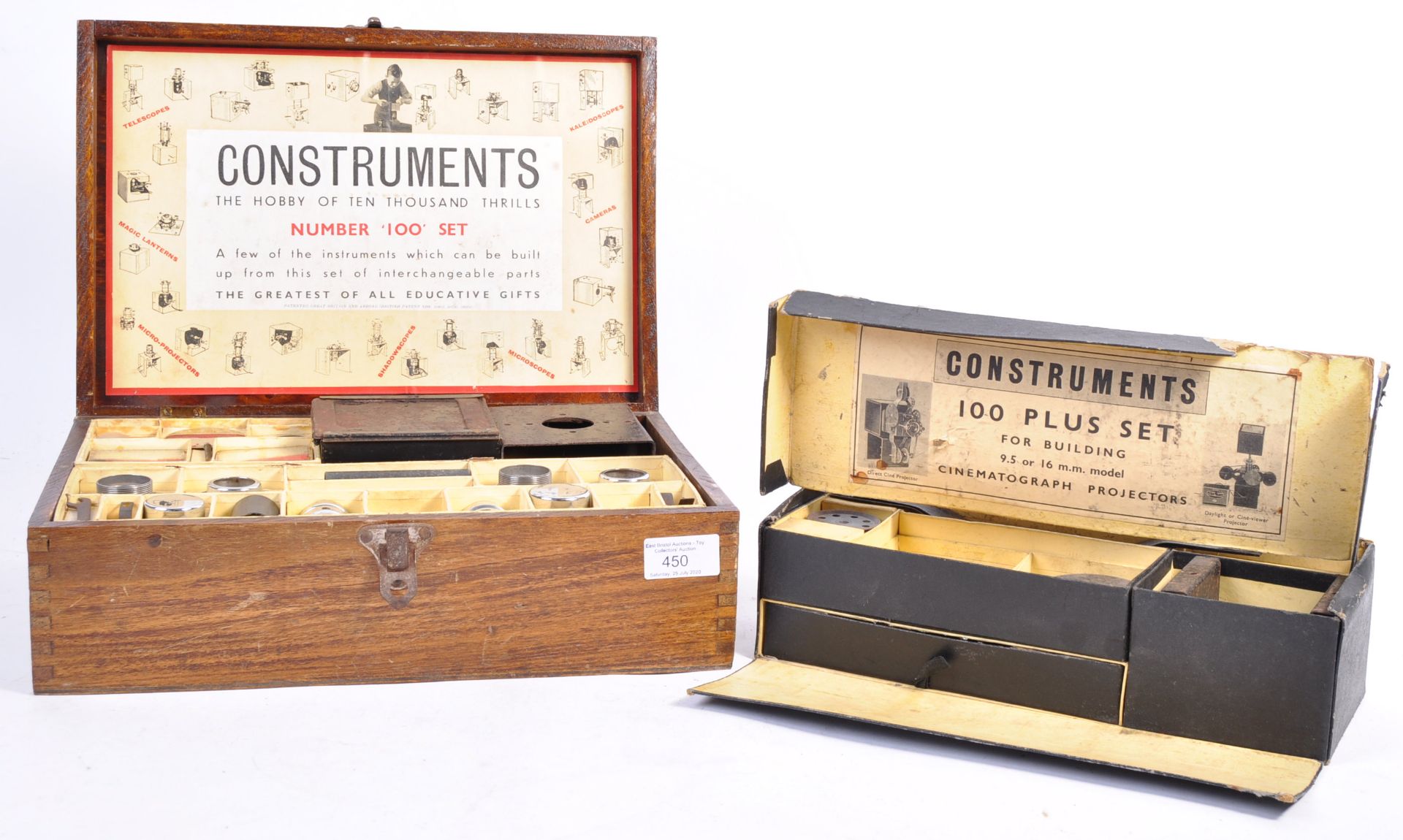 RARE 1920'S ' CONSTRUMENTS ' SET 100 AND 100 PLUS SET