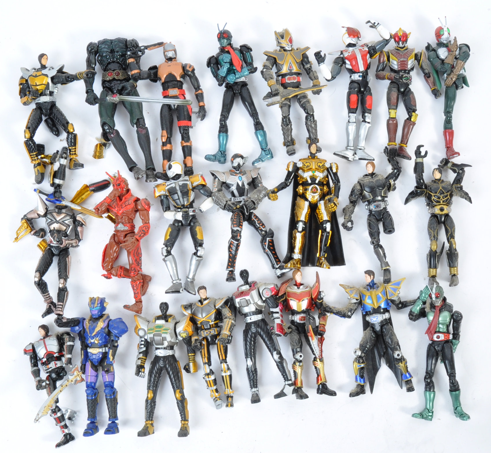 COLLECTION OF ASSORTED JAPANESE ACTION FIGURES