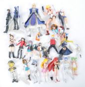COLLECTION OF ASSORTED JAPANESE ANIME FIGURES