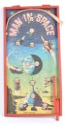 RARE DAN DARE STYLE 1950'S CHAD VALLEY MADE ' MAN IN SPACE ' BAGATELLE