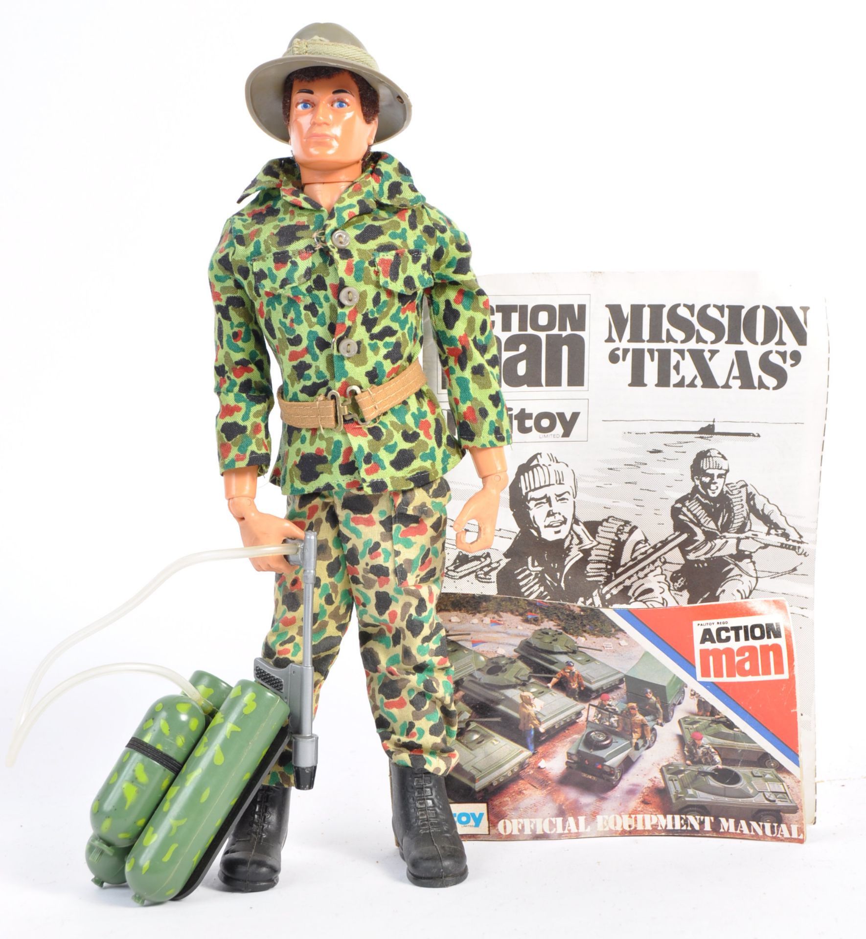 ORIGINAL VINTAGE PALITOY ACTION MAN SOLDIER & OUTFIT