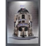 STAR WARS - KENNY BAKER - R2-D2 INCREDIBLE SIGNED 16X12 PHOTO