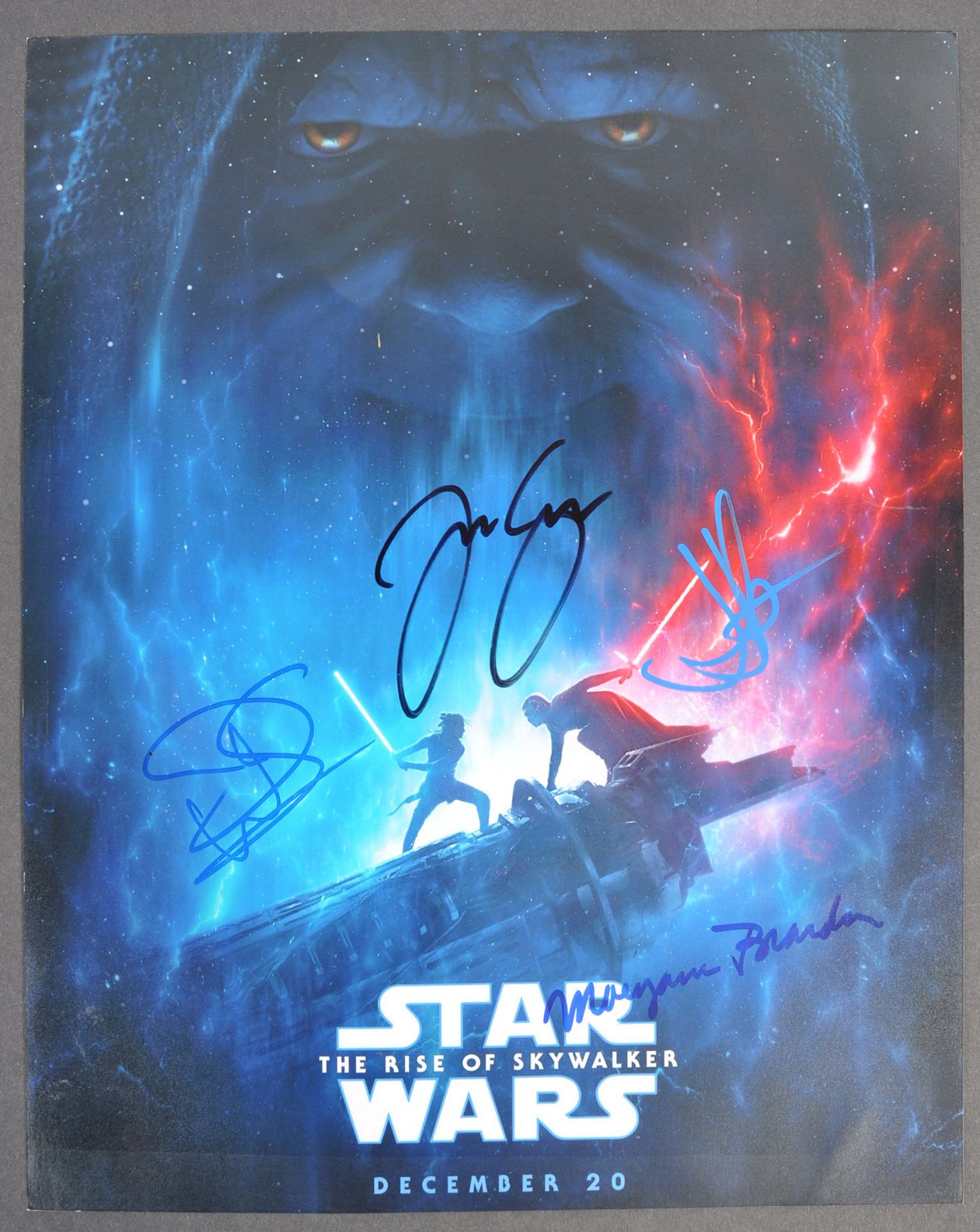 STAR WARS - THE RISE OF SKYWALKER - SIGNED 11X14" PHOTOGRAPH