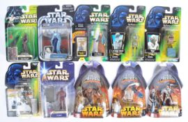 COLLECTION OF STAR WARS CARDED ACTION FIGURES