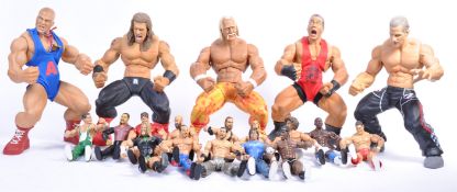 COLLECTION OF ASSORTED WRESTLING ACTION FIGURES