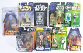 COLLECTION OF ASSORTED CARDED STAR WARS FIGURES