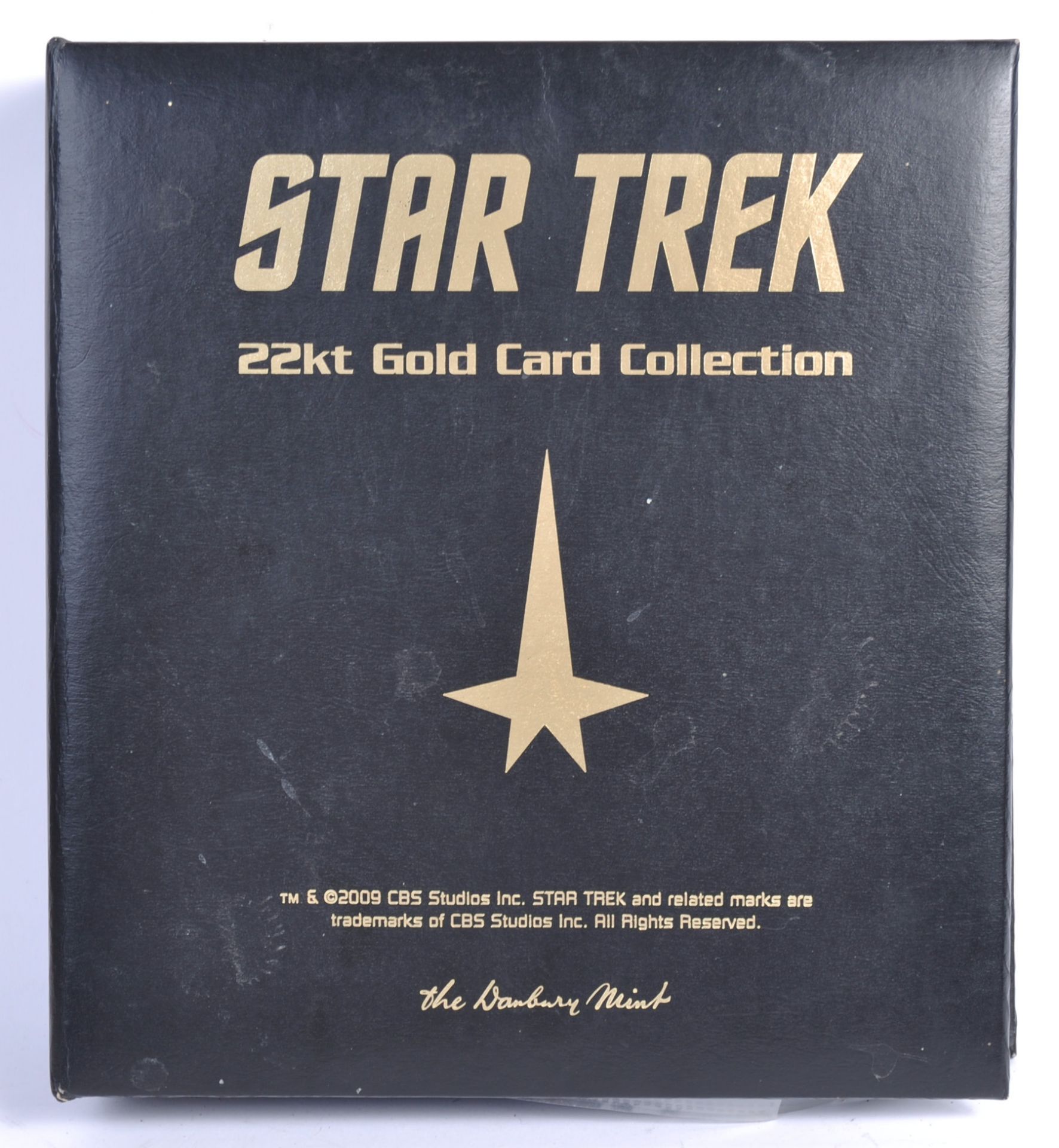 RARE COMPLETE SET OF DANBURY MINT 22KT GOLD STAR TREK CARDS