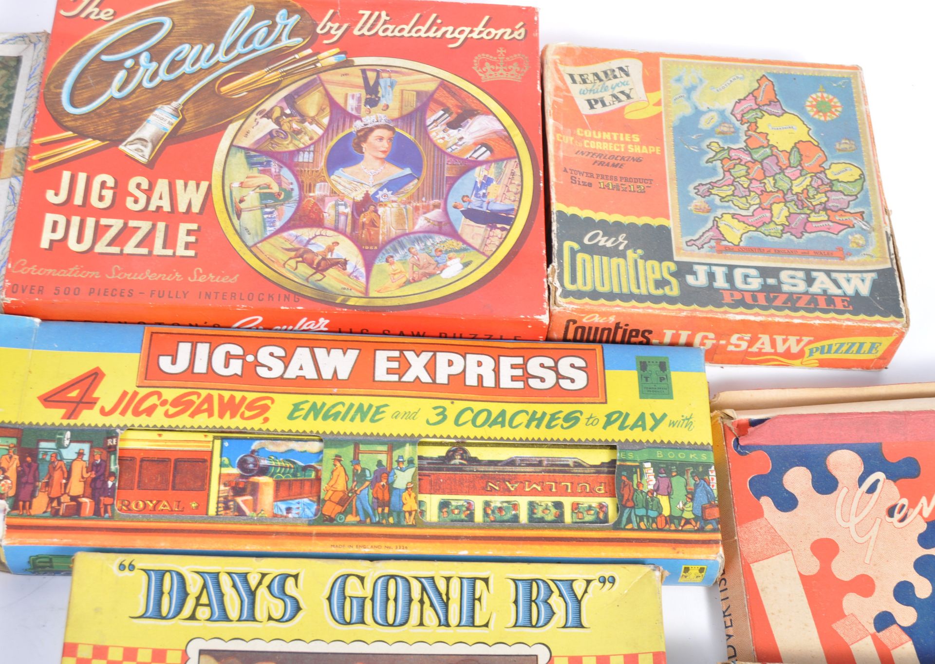 COLLECTION OF ANTIQUE / VINTAGE JIGSAW PUZZLES - Bild 3 aus 7