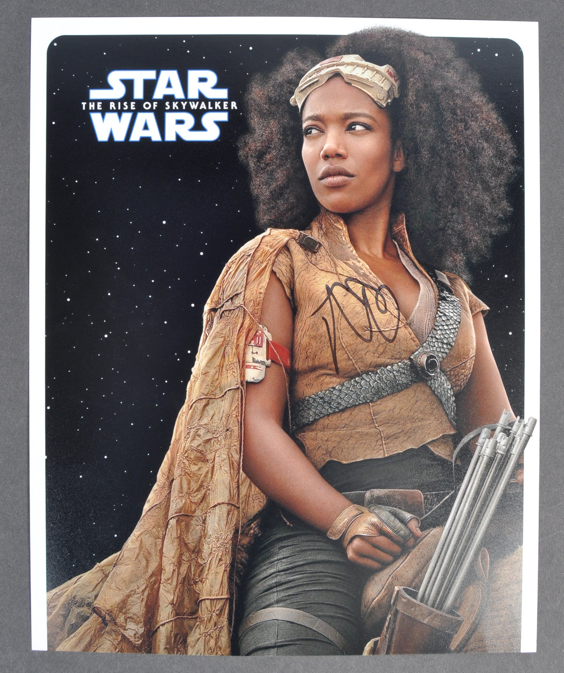 STAR WARS - NAOMI ACKIE - SIGNED 8X10" PHOTOGRAPH