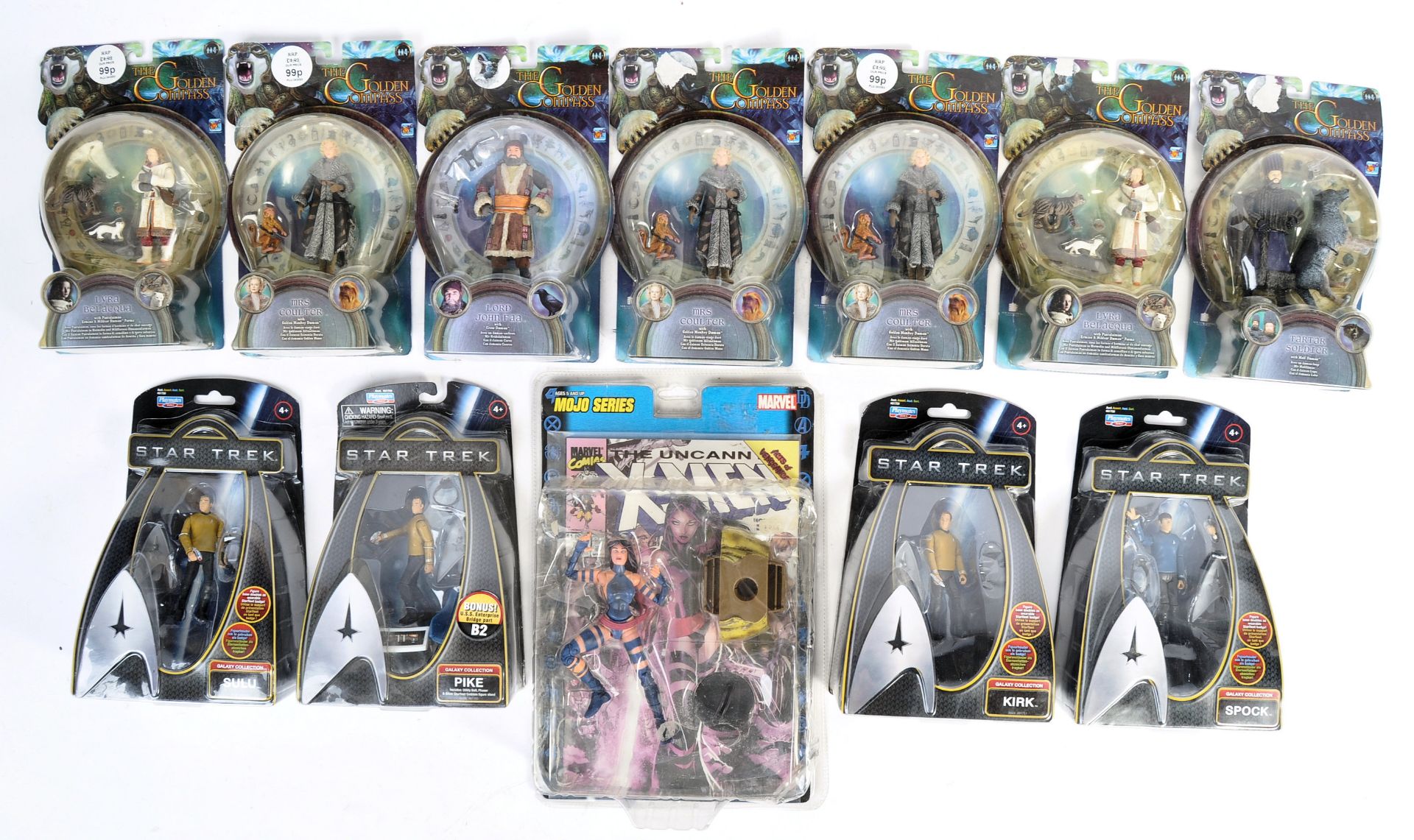 COLLECTION OF ASSORTED CARDED ACTION FIGURES