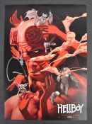HELLBOY - DAVID HARBOUR - 12X17" SIGNED IMAX POSTER