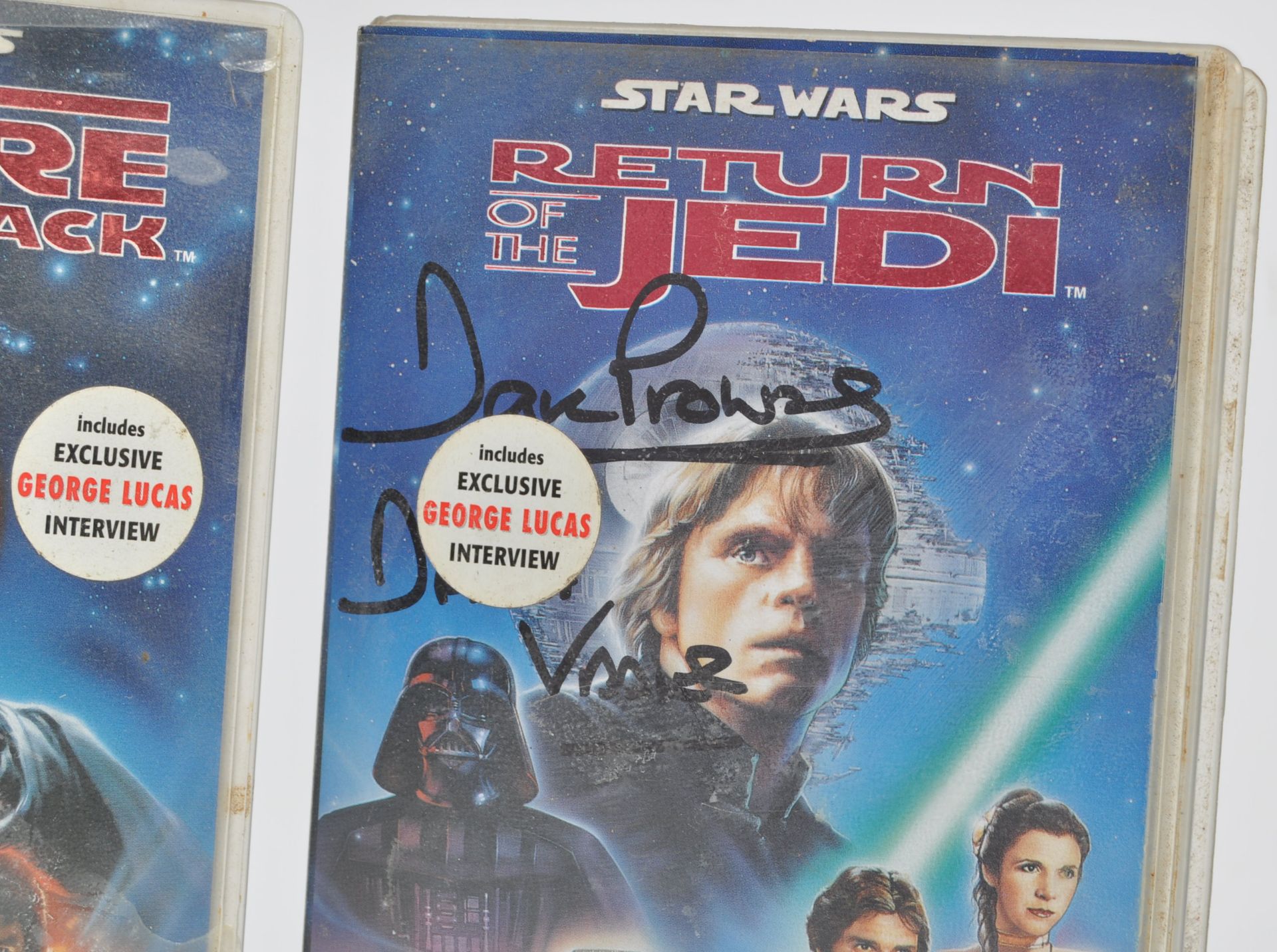 STAR WARS - DAVE PROWSE AUTOGRAPHED VHS COVERS - Bild 3 aus 3