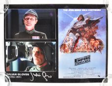 THE EMPIRE STRIKES BACK - JULIAN GLOVER AUTOGRAPHED PHOTO 16x12"