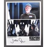 THE EMPIRE STRIKES BACK - JULIAN GLOVER AUTOGRAPHED PHOTO