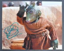 STAR WARS CELEBRATION II - OFFICIAL AUTOGRAPHED 8X10" PHOTO