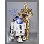 STAR WARS - KENNY BAKER - R2-D2 INCREDIBLE SIGNED 16X12 PHOTO