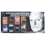 JULIAN GLOVER'S ORIGINAL AUTOGRAPHED CONVENTION BANNER