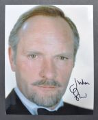 JAMES BOND 007 - JULIAN GLOVER AUTOGRAPHED PHOTOGRAPH