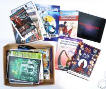 LARGE COLLECTION OF AUTOGRAPHED CONVENTION BROCHURES