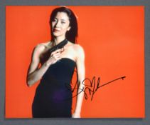 JAMES BOND MICHELLE YEOH AUTOGRAPHED PHOTOGRAPH