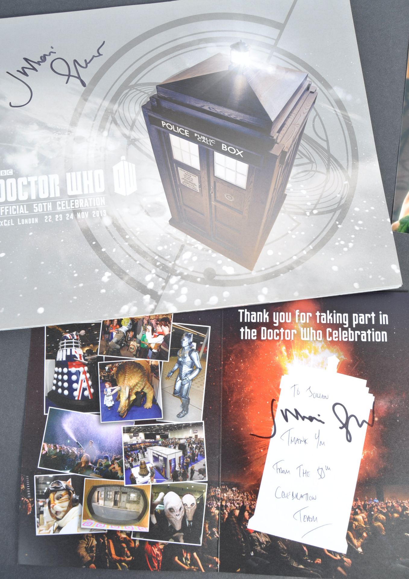 DOCTOR WHO 50TH ANNIVERSARY CELEBRATION - GLOVER'S PERSONAL BROCHURE - Bild 2 aus 8