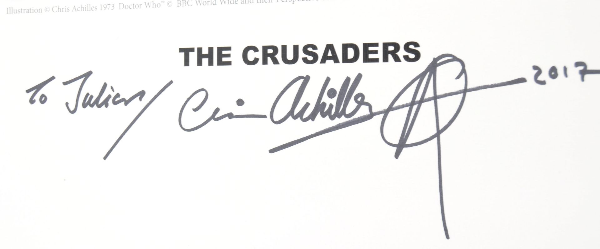 DOCTOR WHO - THE CRUSADERS - ARTWORK GIVEN TO JULIAN GLOVER - Bild 2 aus 3