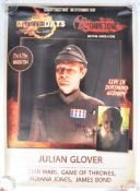 JULIAN GLOVER - MOVIE DAYS GERMANY - AUTOGRAPHED EVENTS POSTER