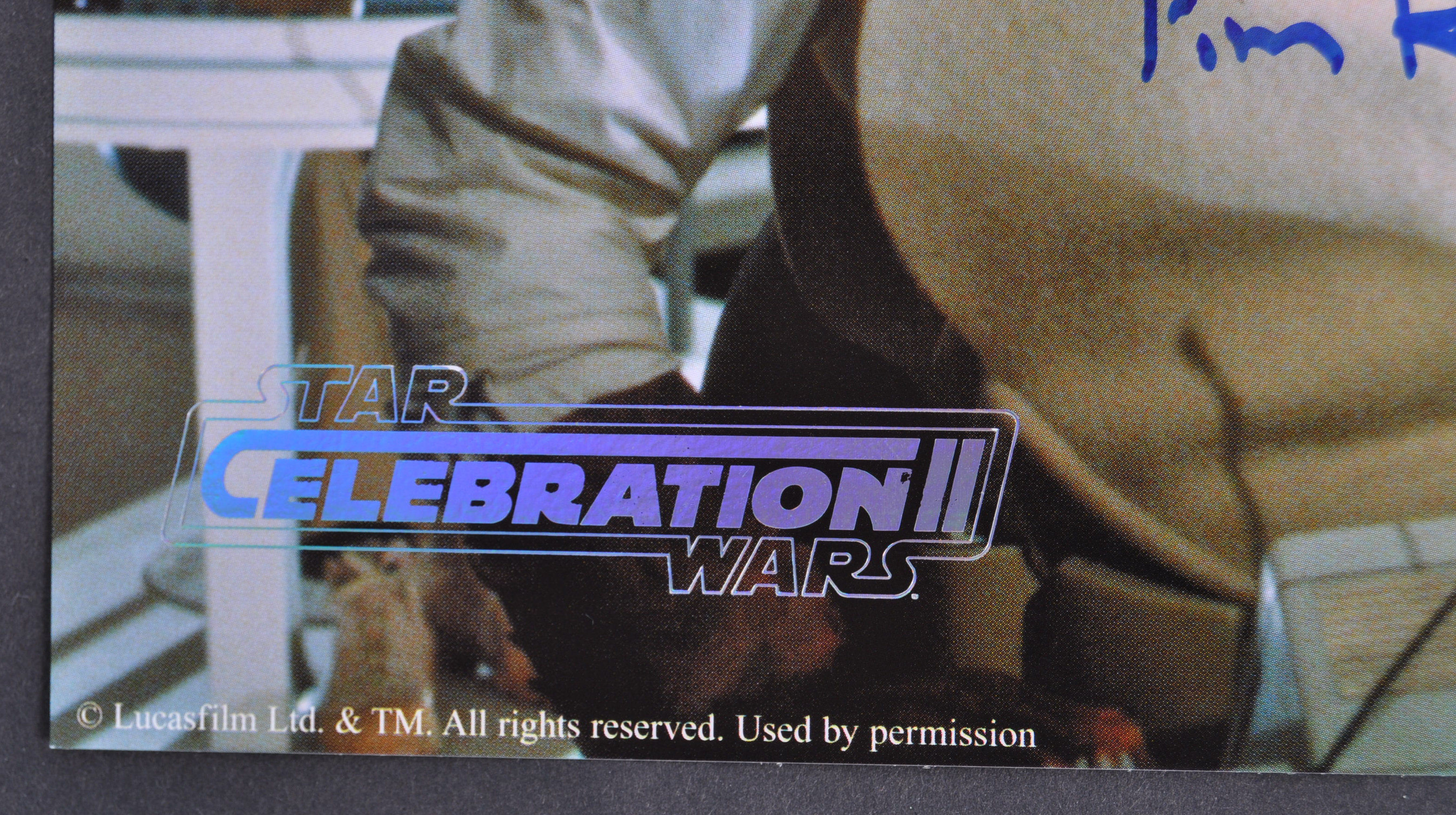 STAR WARS CELEBRATION II - OFFICIAL AUTOGRAPHED 8X10" PHOTO - Image 3 of 3