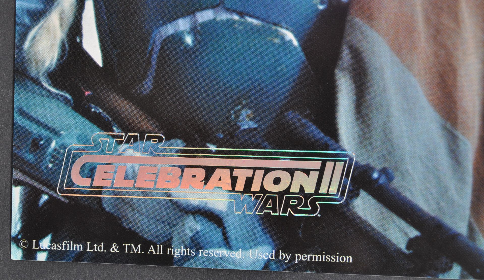 STAR WARS CELEBRATION II - OFFICIAL AUTOGRAPHED 8X10" PHOTO - Bild 3 aus 3