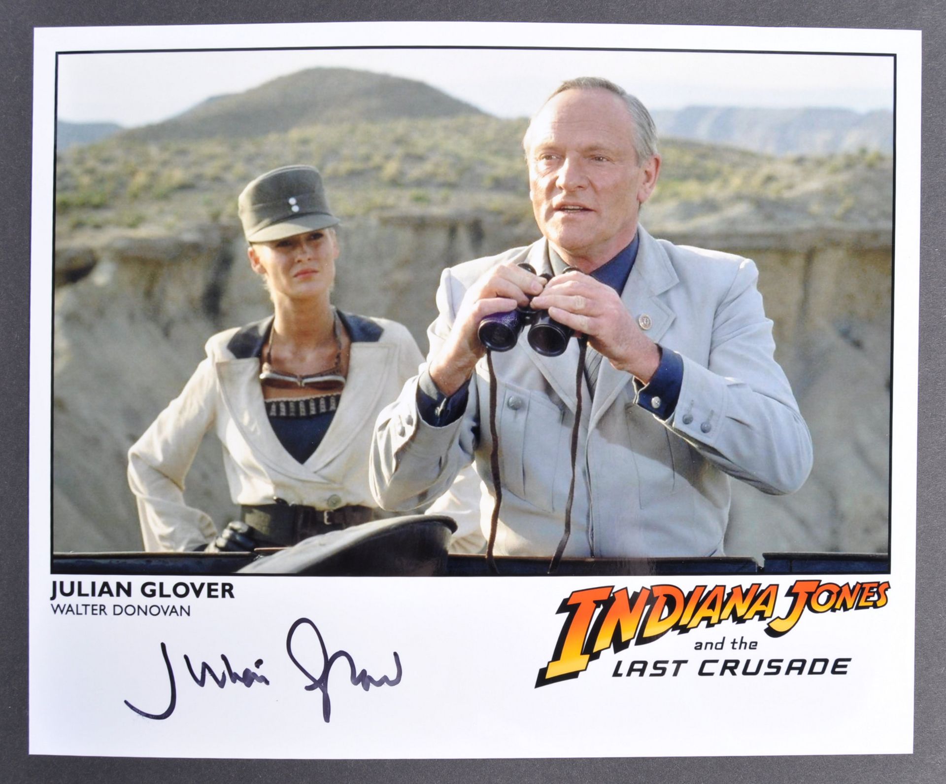 INDIANA JONES - JULIAN GLOVER AUTOGRAPHED PHOTOGRAPH