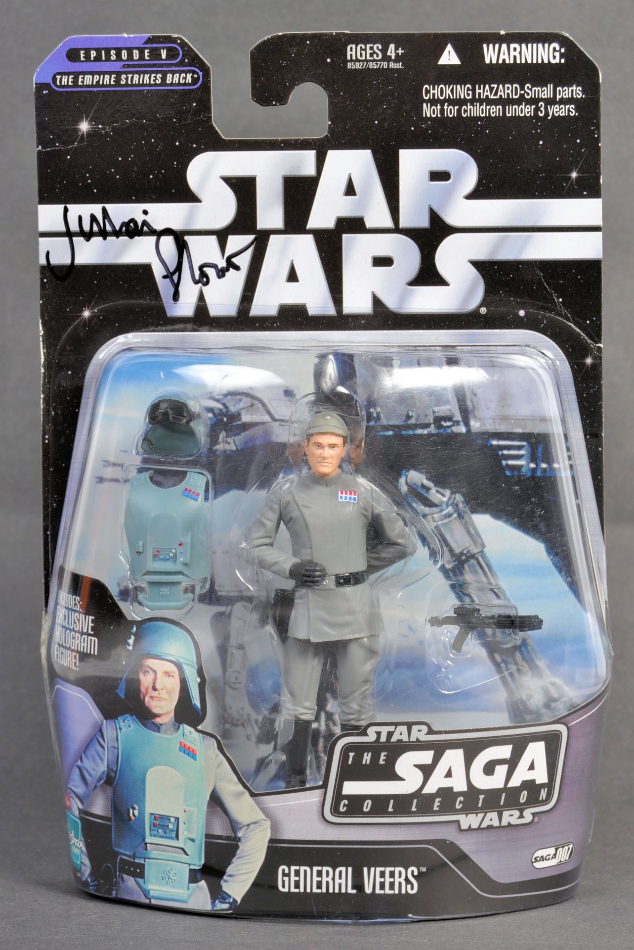 STAR WARS SAGA COLLECTION GENERAL VEERS SIGNED FIGURE