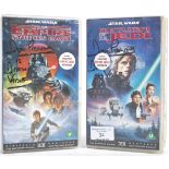 STAR WARS - DAVE PROWSE AUTOGRAPHED VHS COVERS