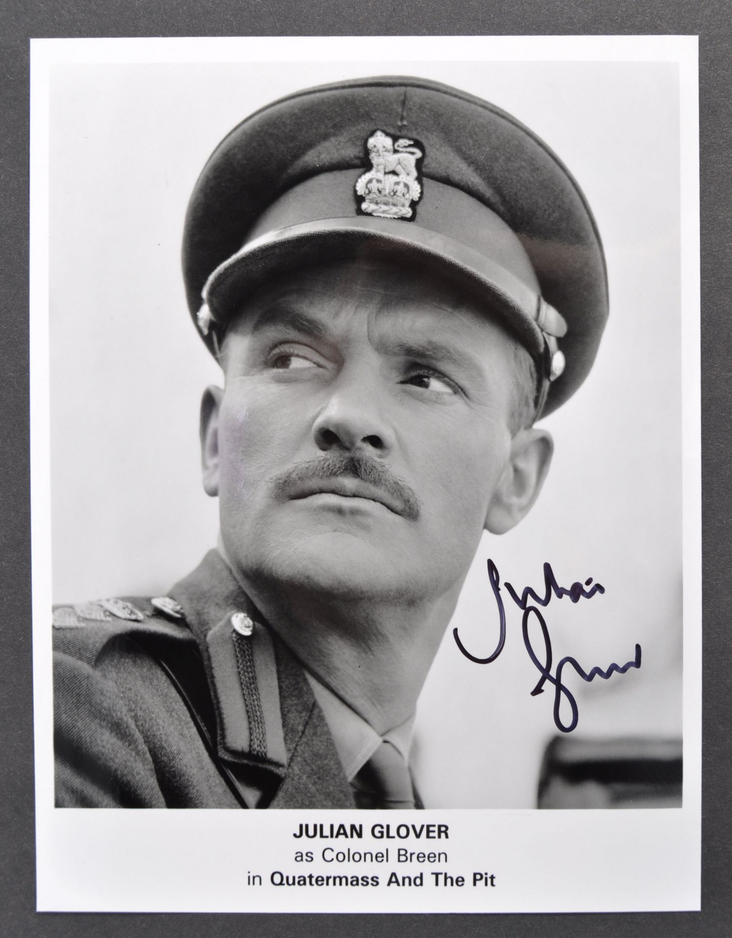 QUATERMASS & THE PIT - JULIAN GLOVER AUTOGRAPHED PHOTO