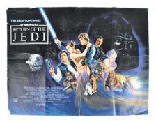 STAR WARS RETURN OF THE JEDI (1983) ORIGINAL BRITISH QUAD