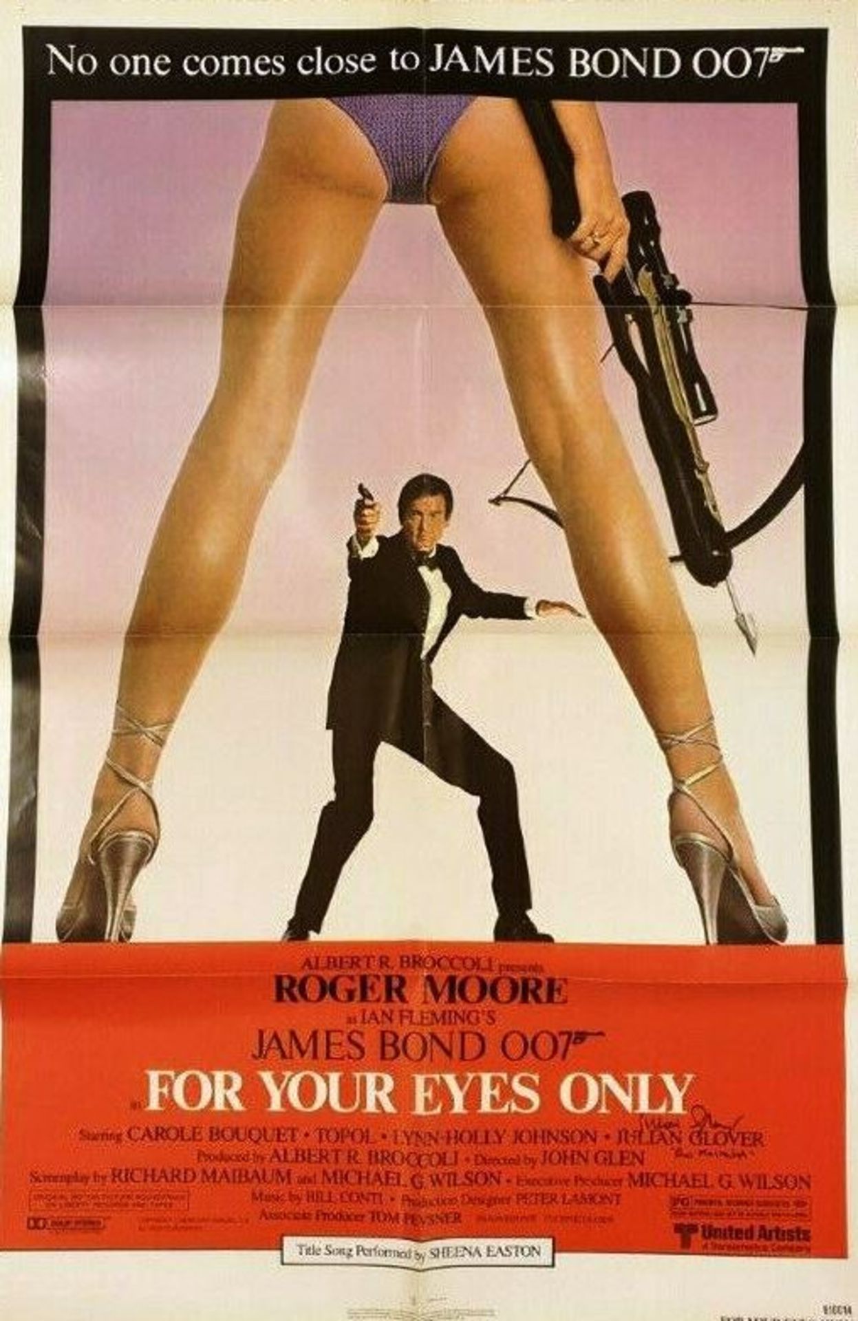 JAMES BOND FOR YOUR EYES ONLY - US ONE SHEET POSTER