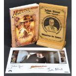 INDIANA JONES - BOOK & PLAQUE PRESENTED TO JULIAN GLOVER