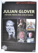 JULIAN GLOVER - SCI-FI CONNEXION - AUTOGRAPHED EVENTS POSTER