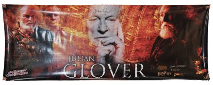 JULIAN GLOVER - LARGE CANVAS SPACE CITY COMIC CON BANNER