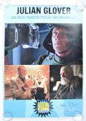 JULIAN GLOVER - CAPTAIL SCI-FI CON - AUTOGRAPHED EVENTS POSTER