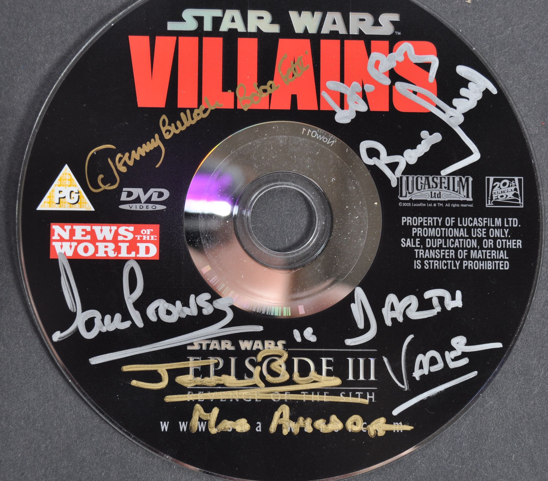 STAR WARS RARE MULTI-SIGNED DVD SET - SIGNED BY 8 CAST - Bild 3 aus 7