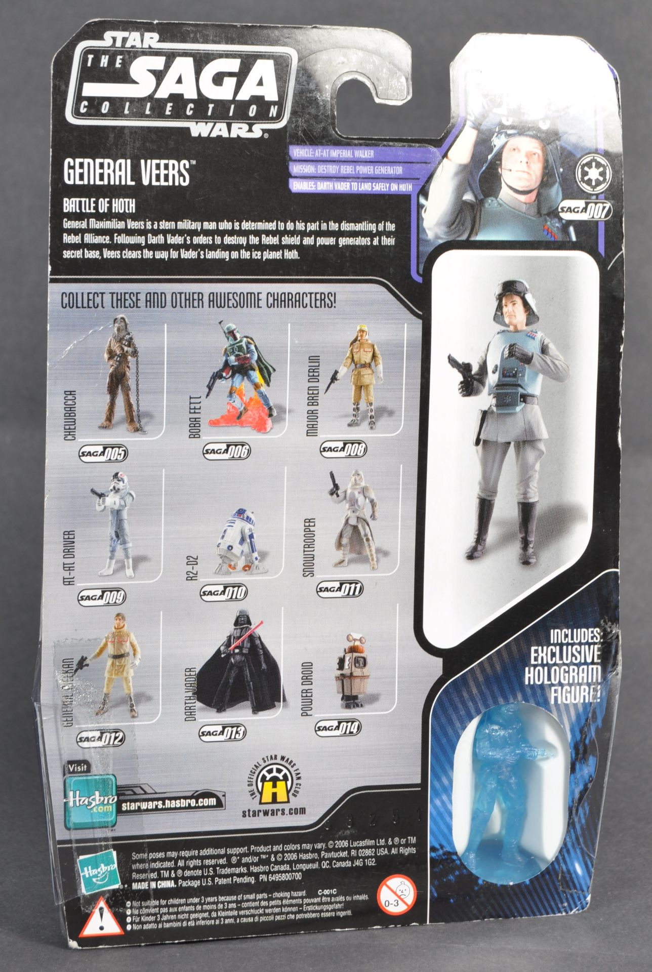 STAR WARS SAGA COLLECTION GENERAL VEERS SIGNED FIGURE - Bild 4 aus 4