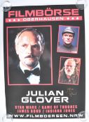 JULIAN GLOVER - GERMAN CONVENTION - AUTOGRAPHED EVENTS POSTER