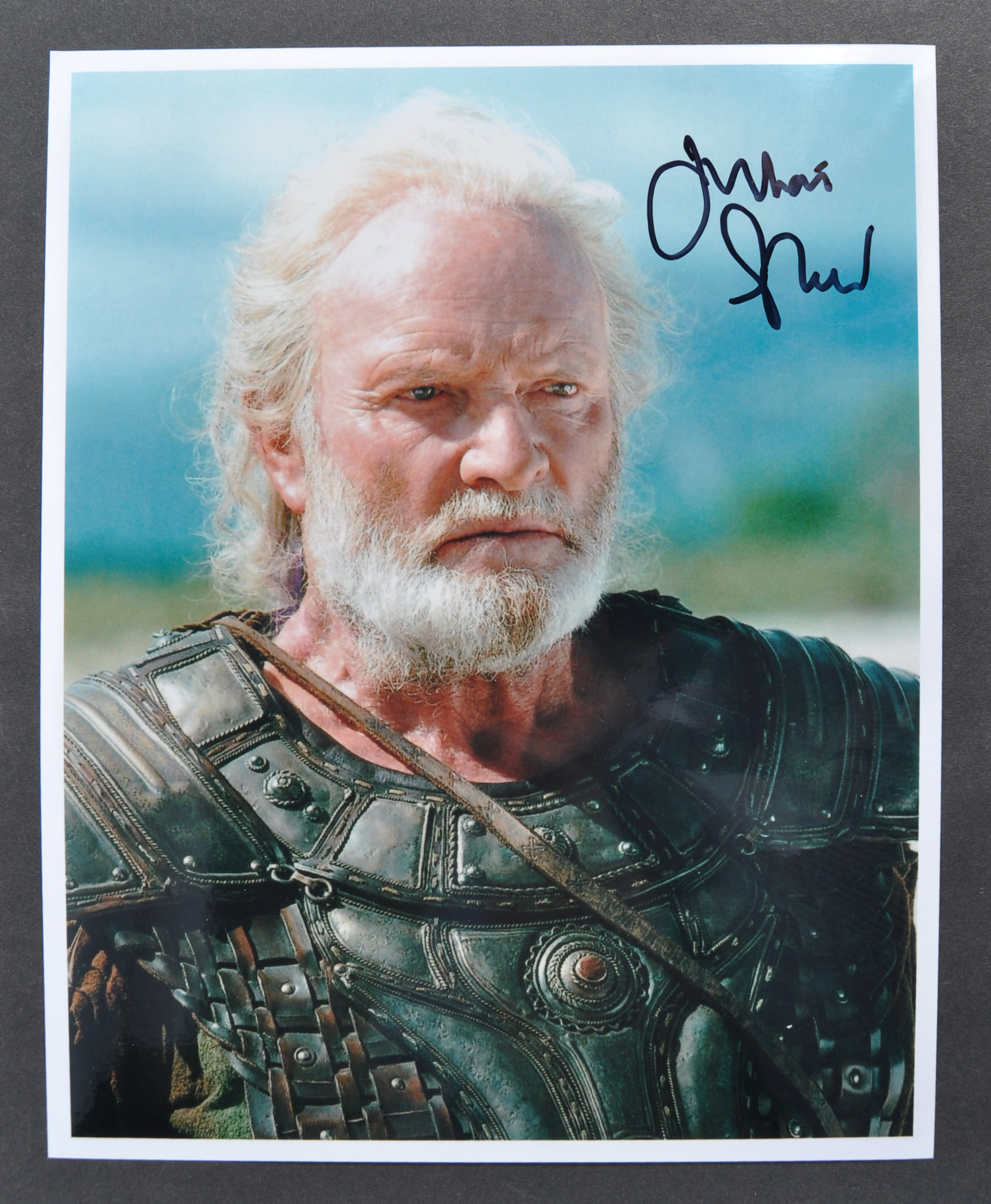 TROY (2004) - JULIAN GLOVER AUTOGRAPHED PHOTOGRAPH