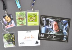 STAR WARS CELEBRATION JULIAN GLOVER'S OFFICIAL VIP PASSES