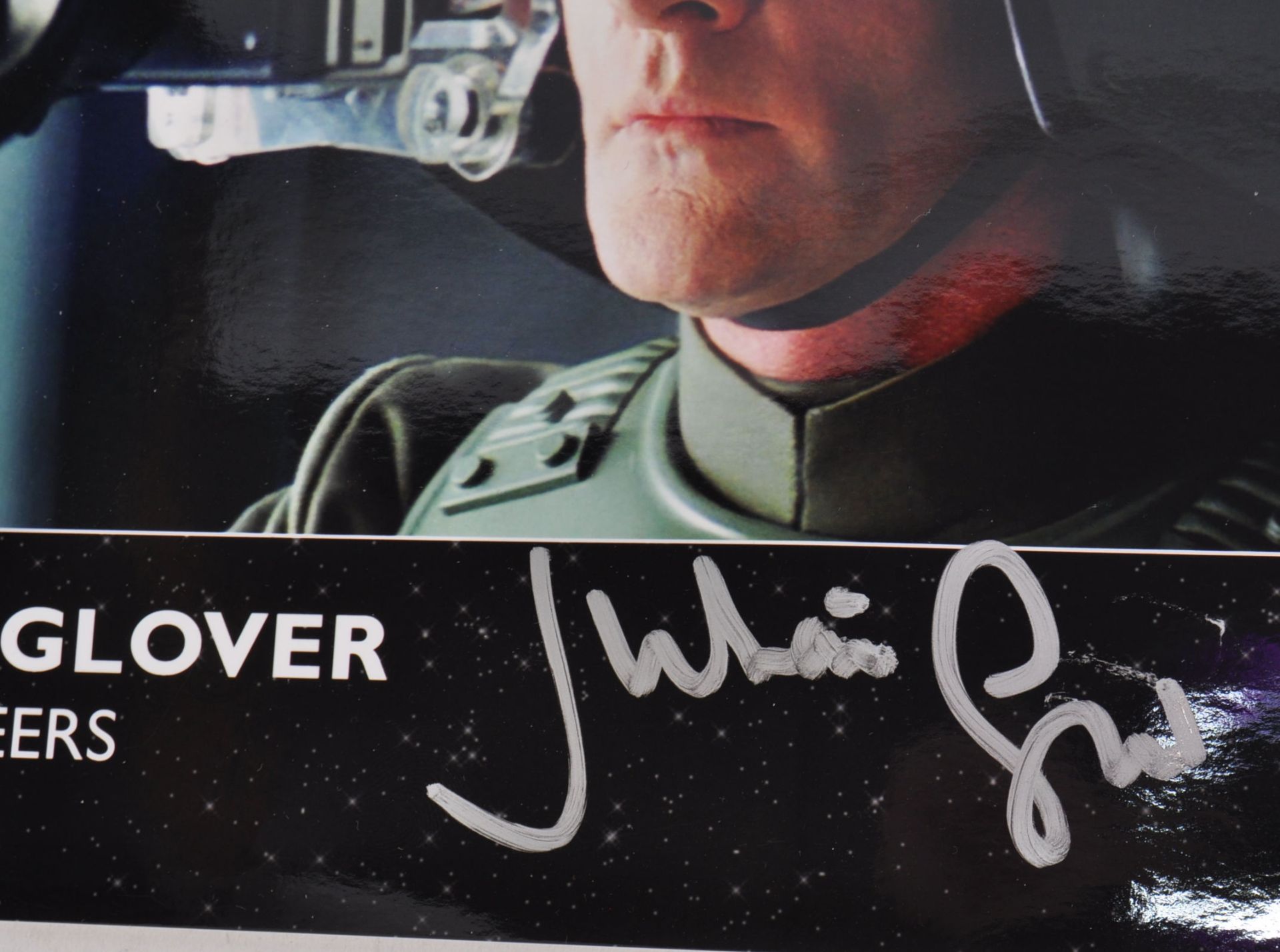 THE EMPIRE STRIKES BACK - JULIAN GLOVER AUTOGRAPHED PHOTO 16x12" - Bild 3 aus 3