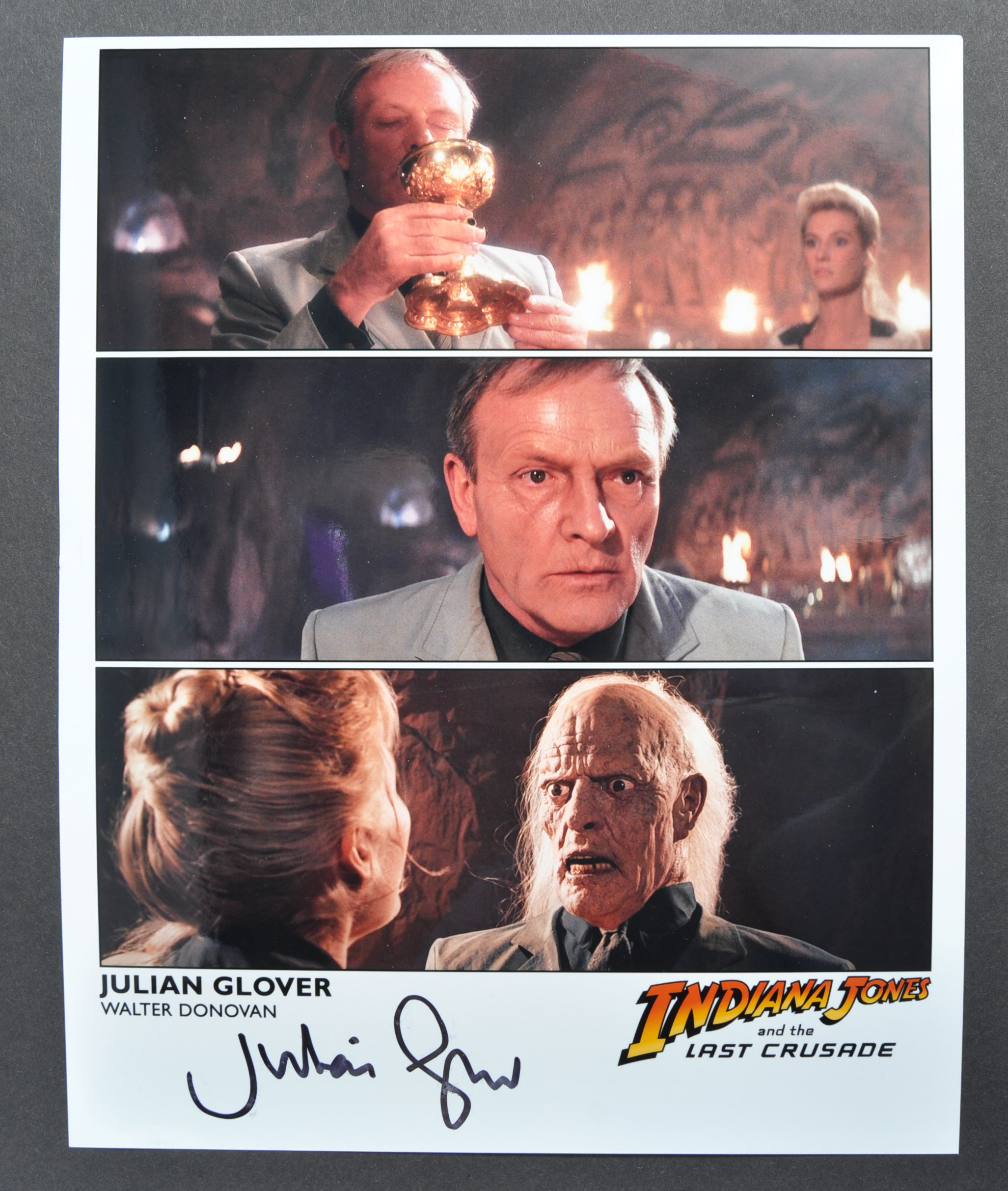 INDIANA JONES - JULIAN GLOVER AUTOGRAPHED PHOTOGRAPH