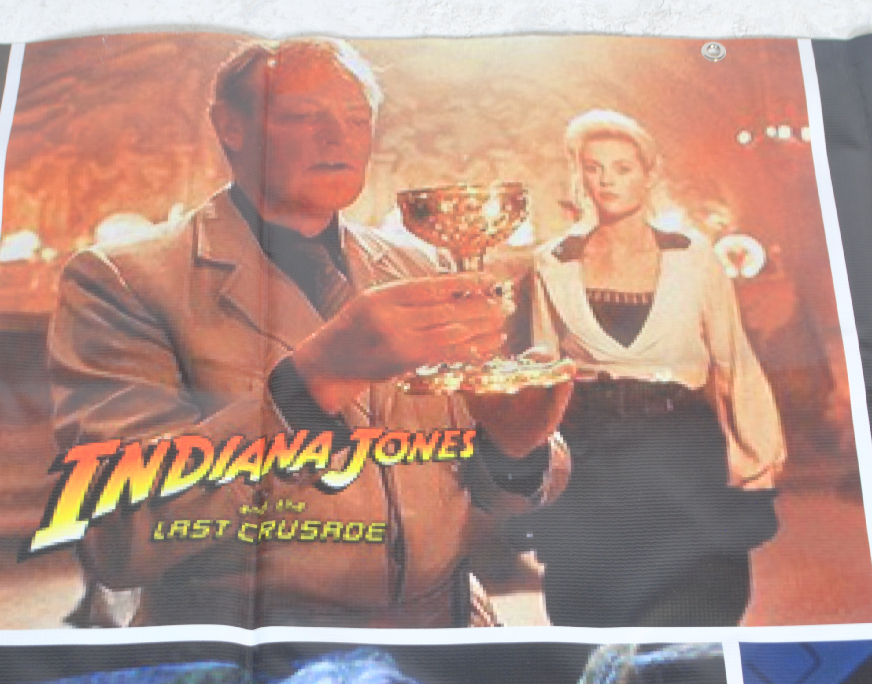JULIAN GLOVER'S ORIGINAL AUTOGRAPHED CONVENTION BANNER - Image 3 of 7